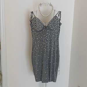 Fashion nova pearl dress
